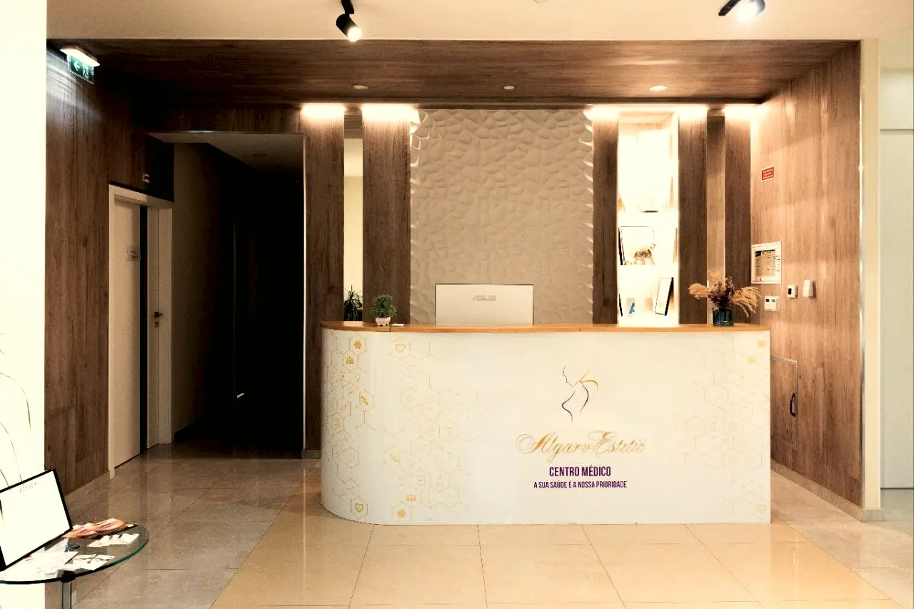 Reception of Centro Médico AlgarvEstetic in Portimão